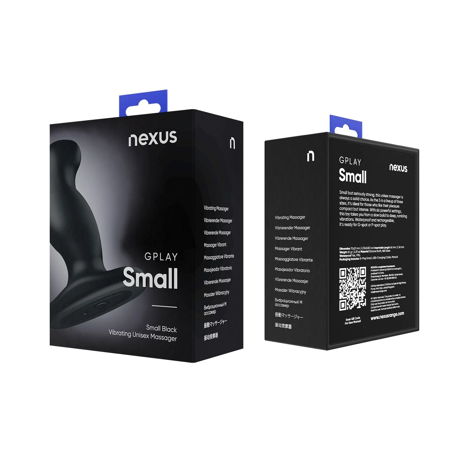 Nexus - G-Play+ Unisex Vibrator - Small