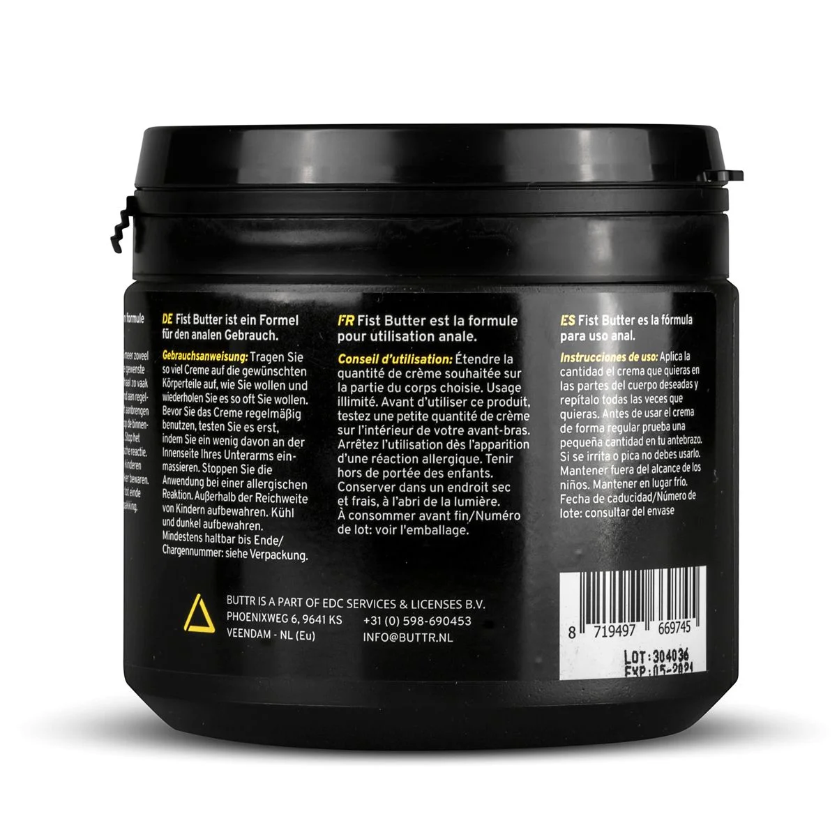 BUTTR - Fisting Butter - 500 ml