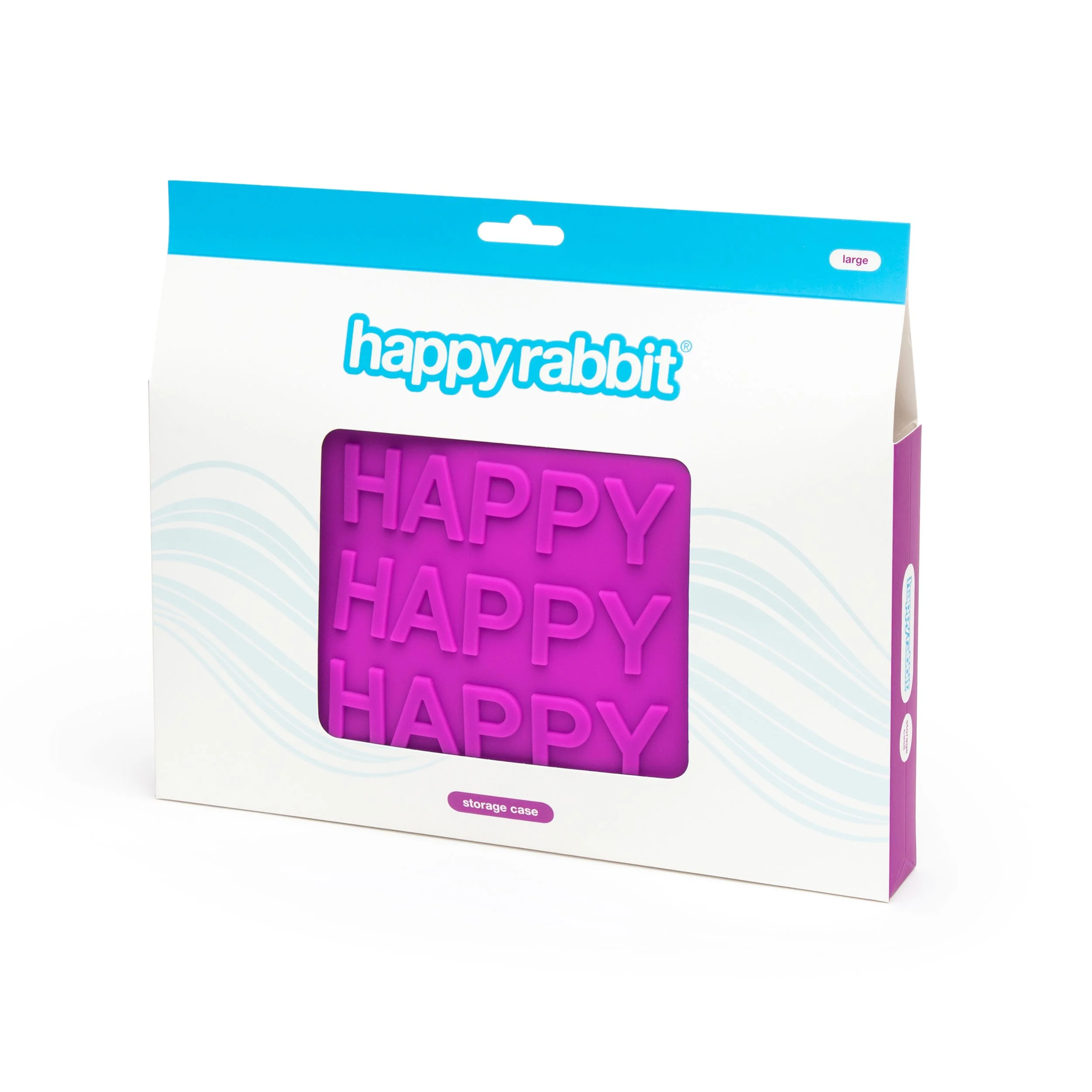 Happy Rabbit – HAPPY Opbacergzak Met Rits – Groot Paars