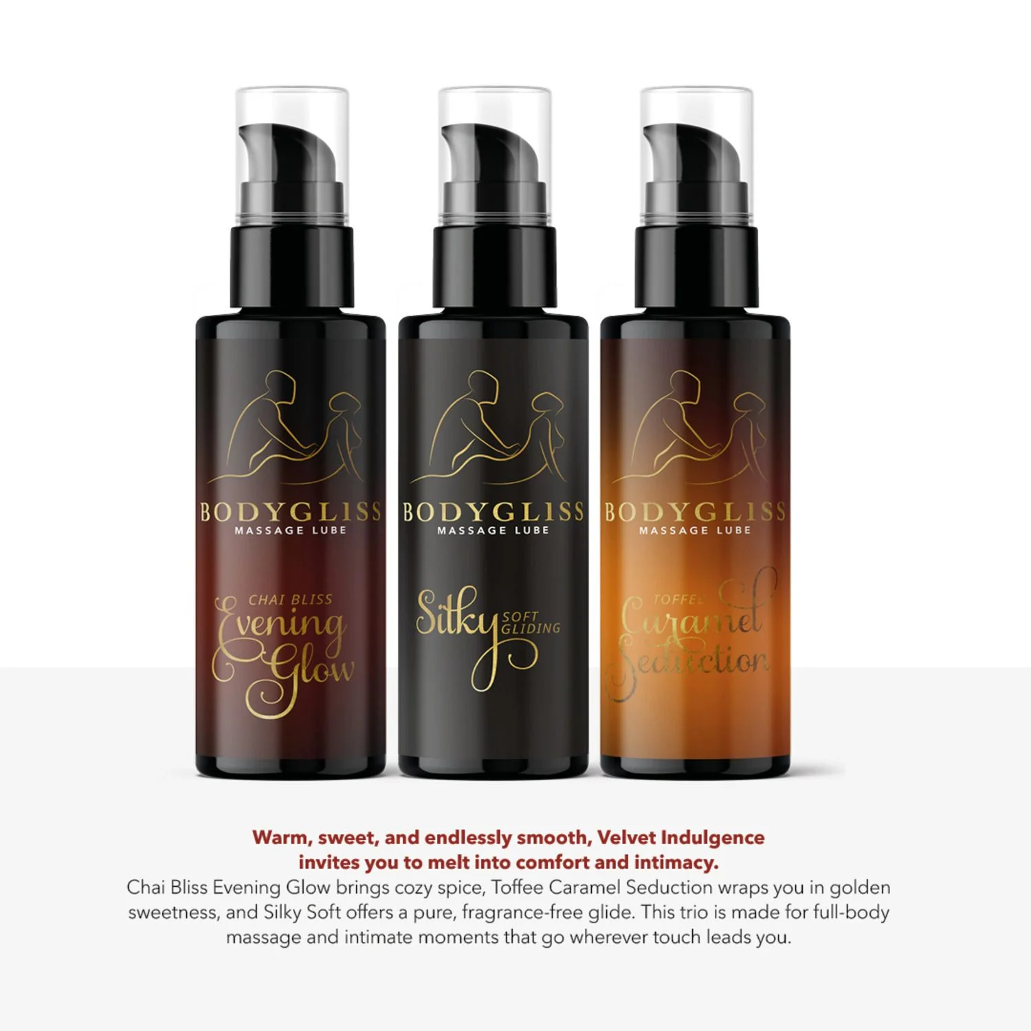 BodyGliss - Travel Edition 3-pack - Velvet Indulgence