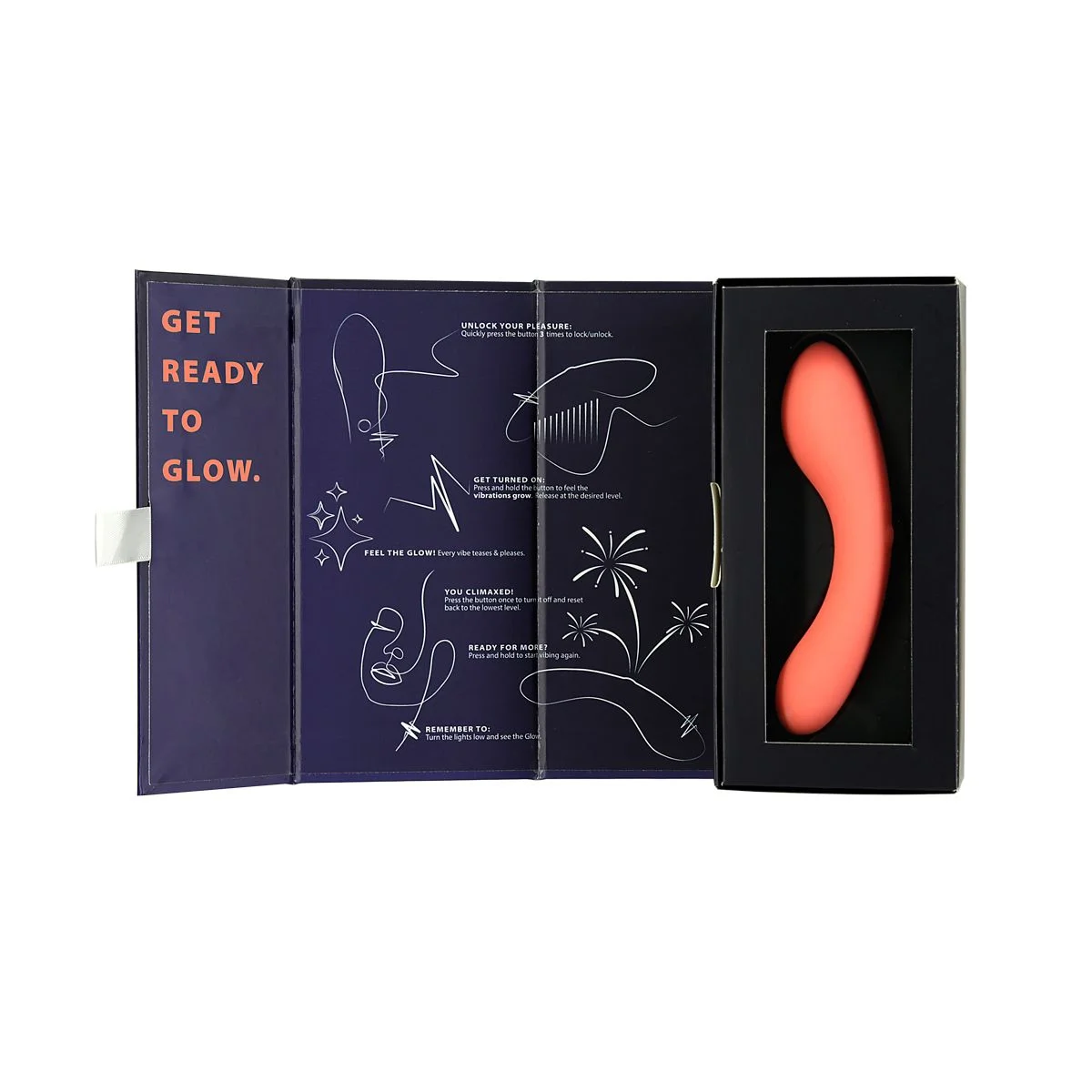 Swan - The Mini Swan Wand Glow In The Dark Orange