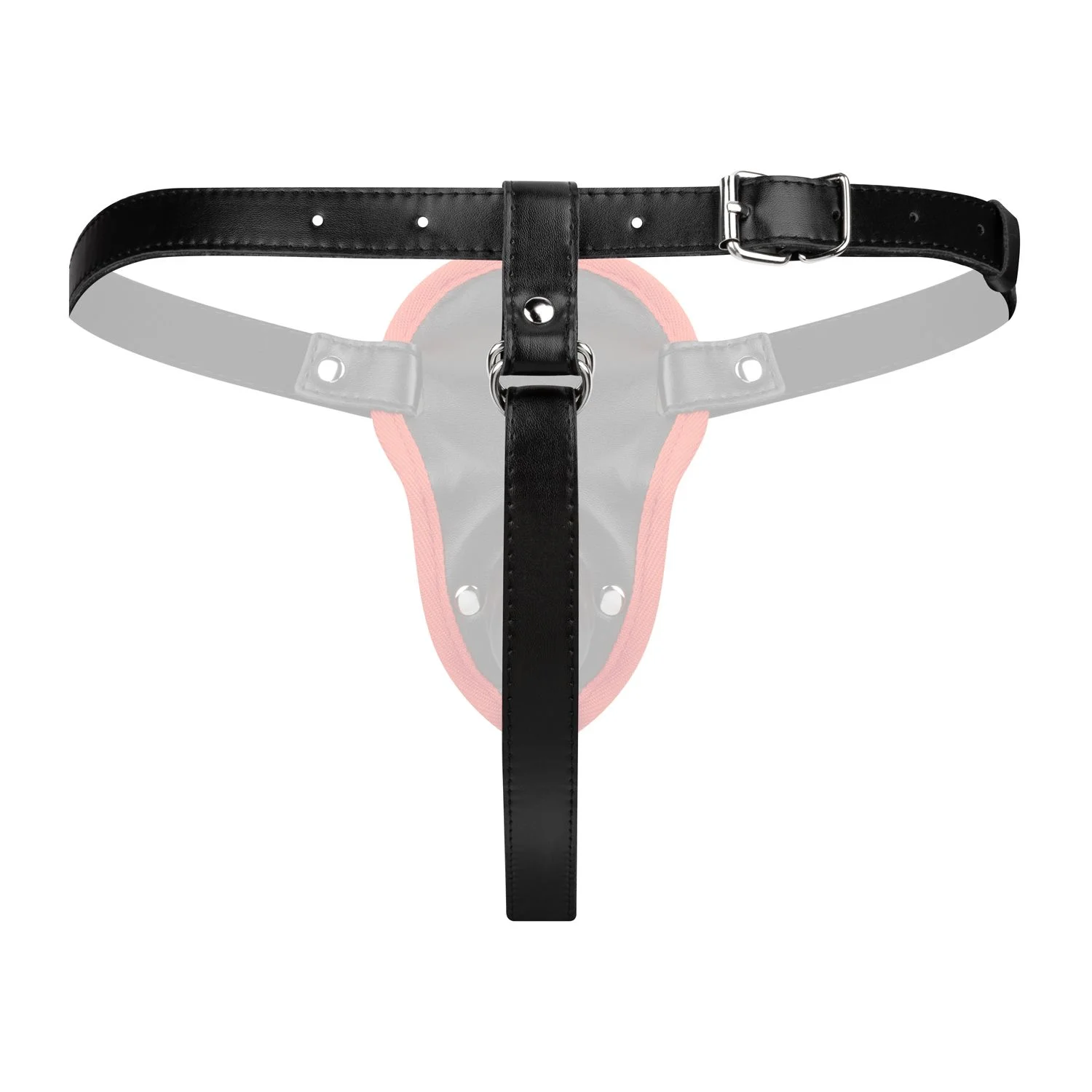 Fetish - Dubbel Dildo Strap-On Set - Zwart