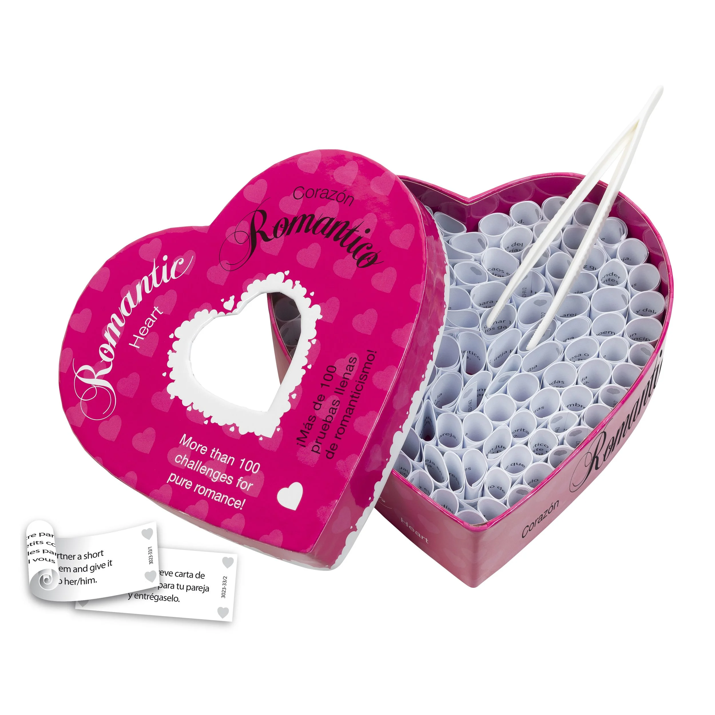 Romantic Heart - Romantisch Uitdagingsspel voor Koppels- EN/ES