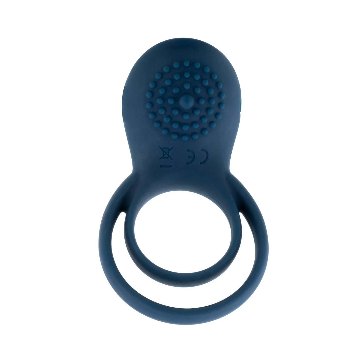 Boners - Vibrerende Cockring voor Koppels - Blauw