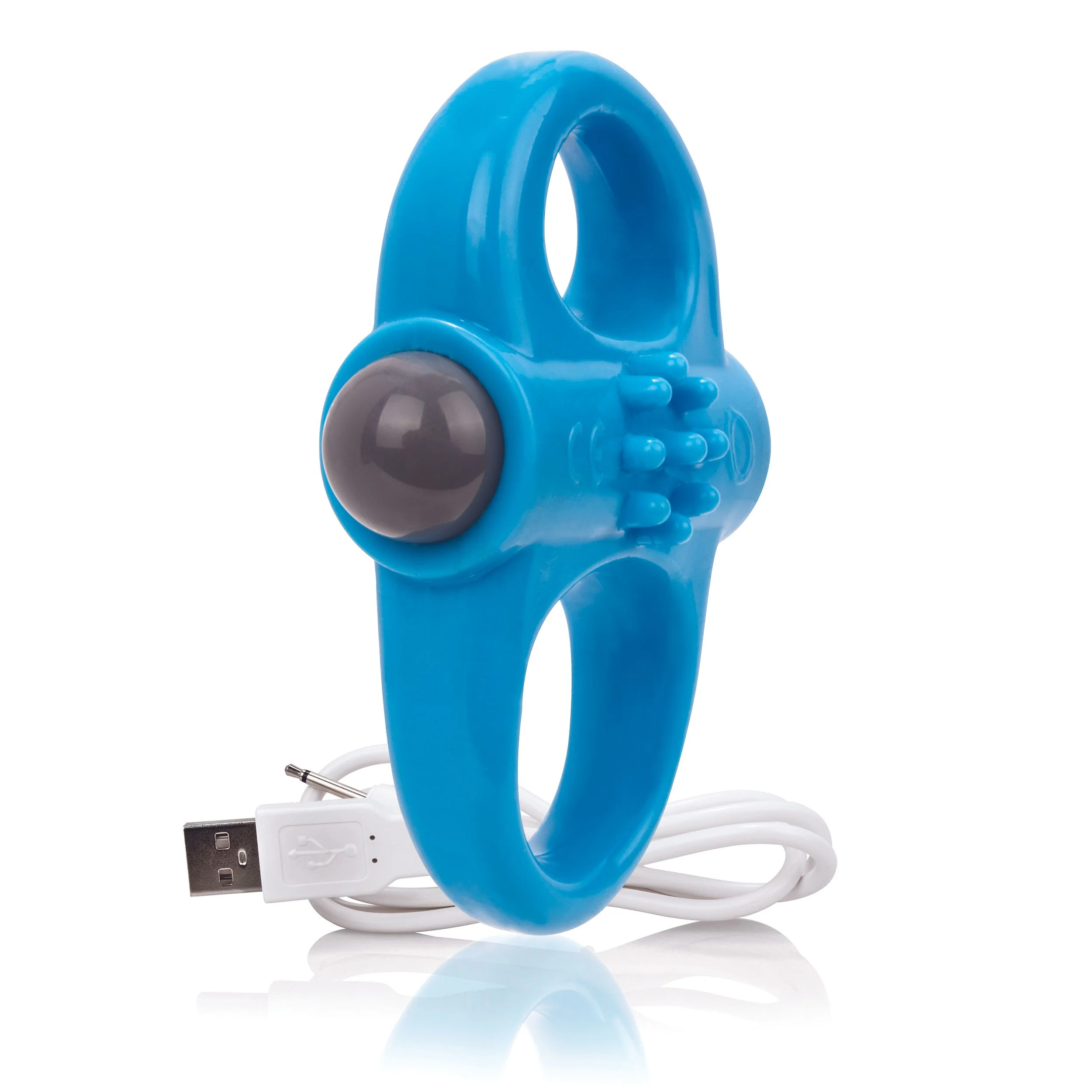The Screaming O - Charged Yoga Vibe Ring Blauw