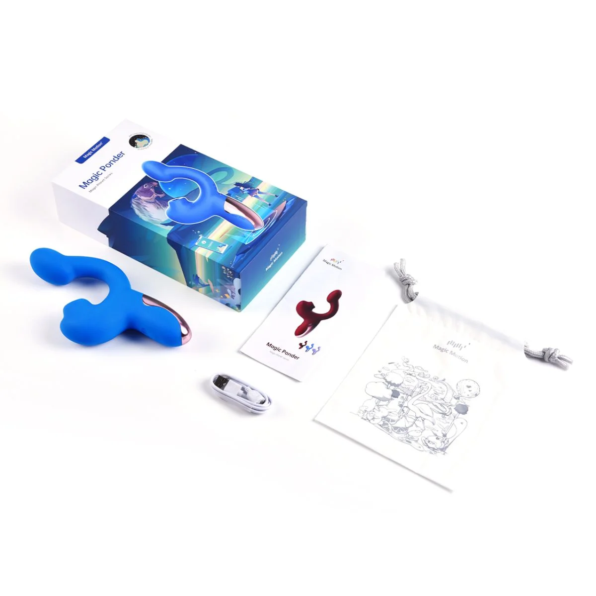 Magic Motion – Magic Ponder Vibrator met Lick & G-Spot Functie – Blauw