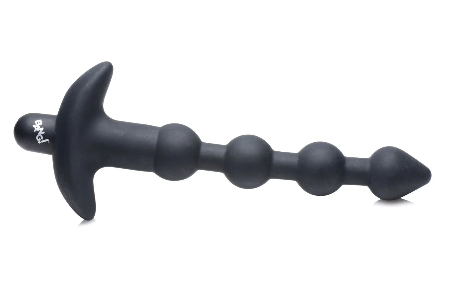 BANG! - 28X Vibrerende Silicone Anaalkralen met Afstandsbediening - Zwart