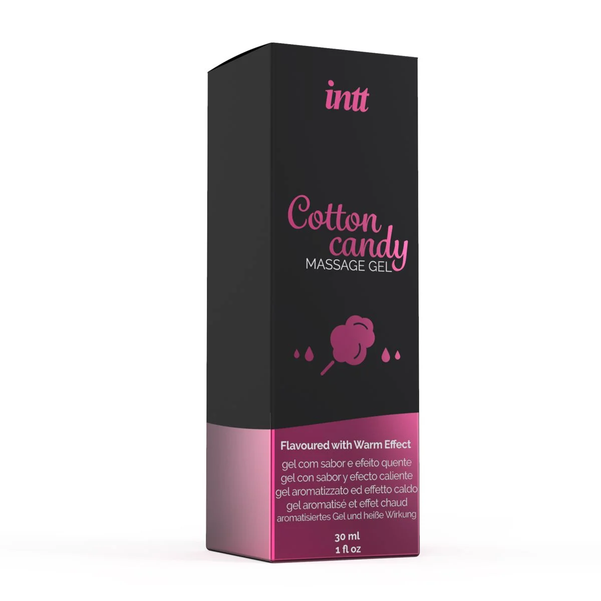 INTT - Cotton Candy Verwarmende Massage Gel - 30 ml
