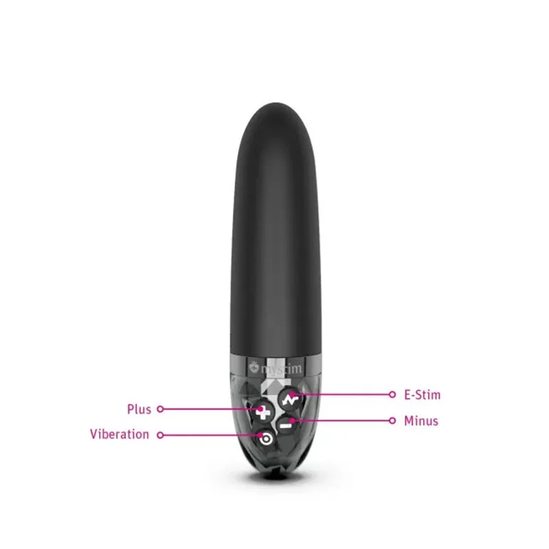 Mystim - Sleak Freak eStim Vibrator Zwart