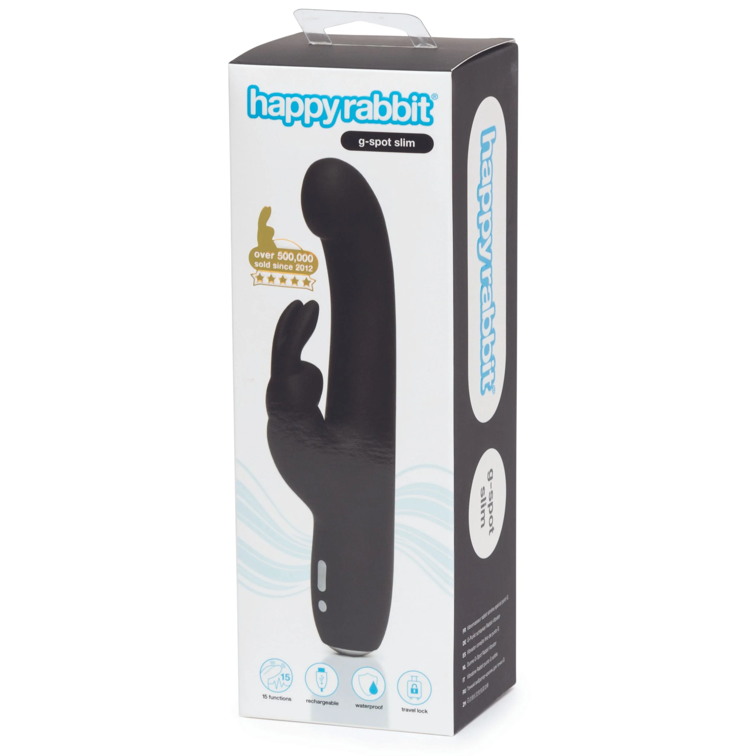 Happy Rabbit – Slimline G-Spot Rabbit Vibrator – Zwart