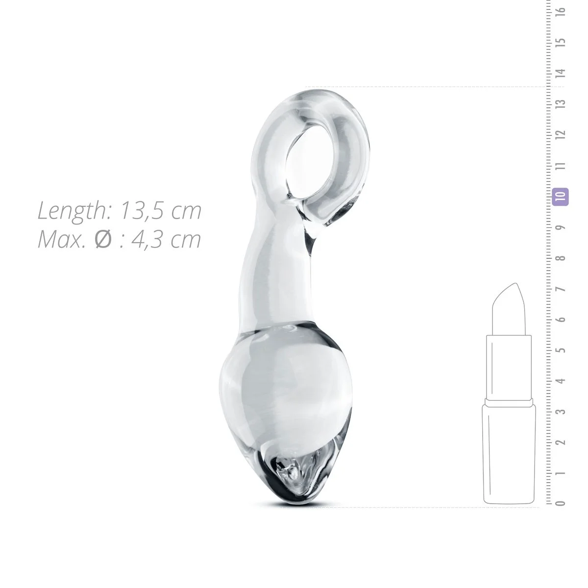 Glazen Prostaat Buttplug No. 13