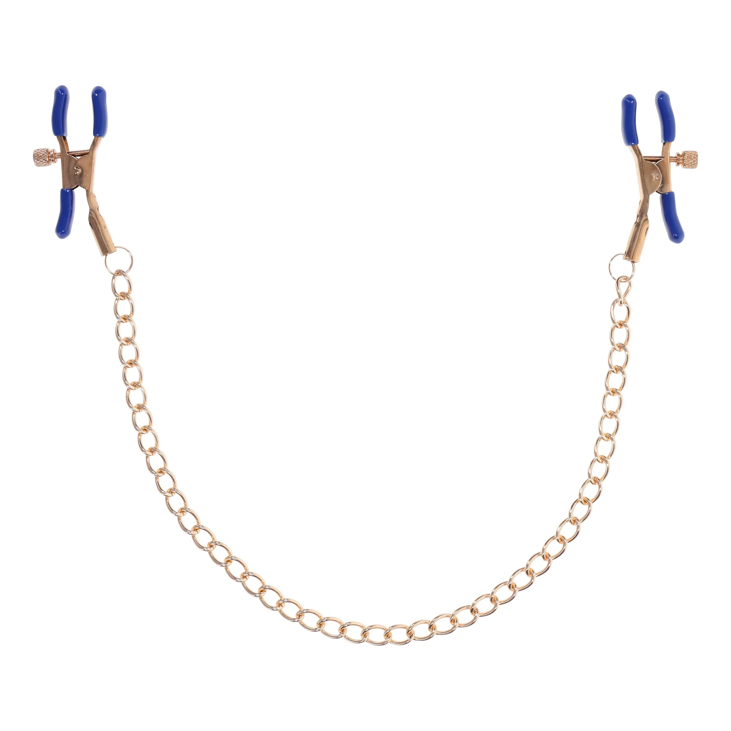 Cougar Tepelklemmen met Ketting - Goud