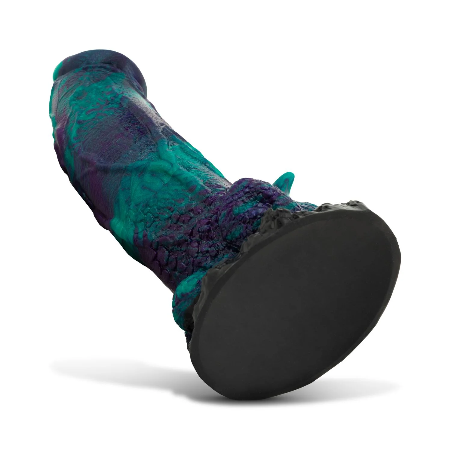 Mythical Mates - Dragonfly Dildo Paars & Groen - 22.6 cm