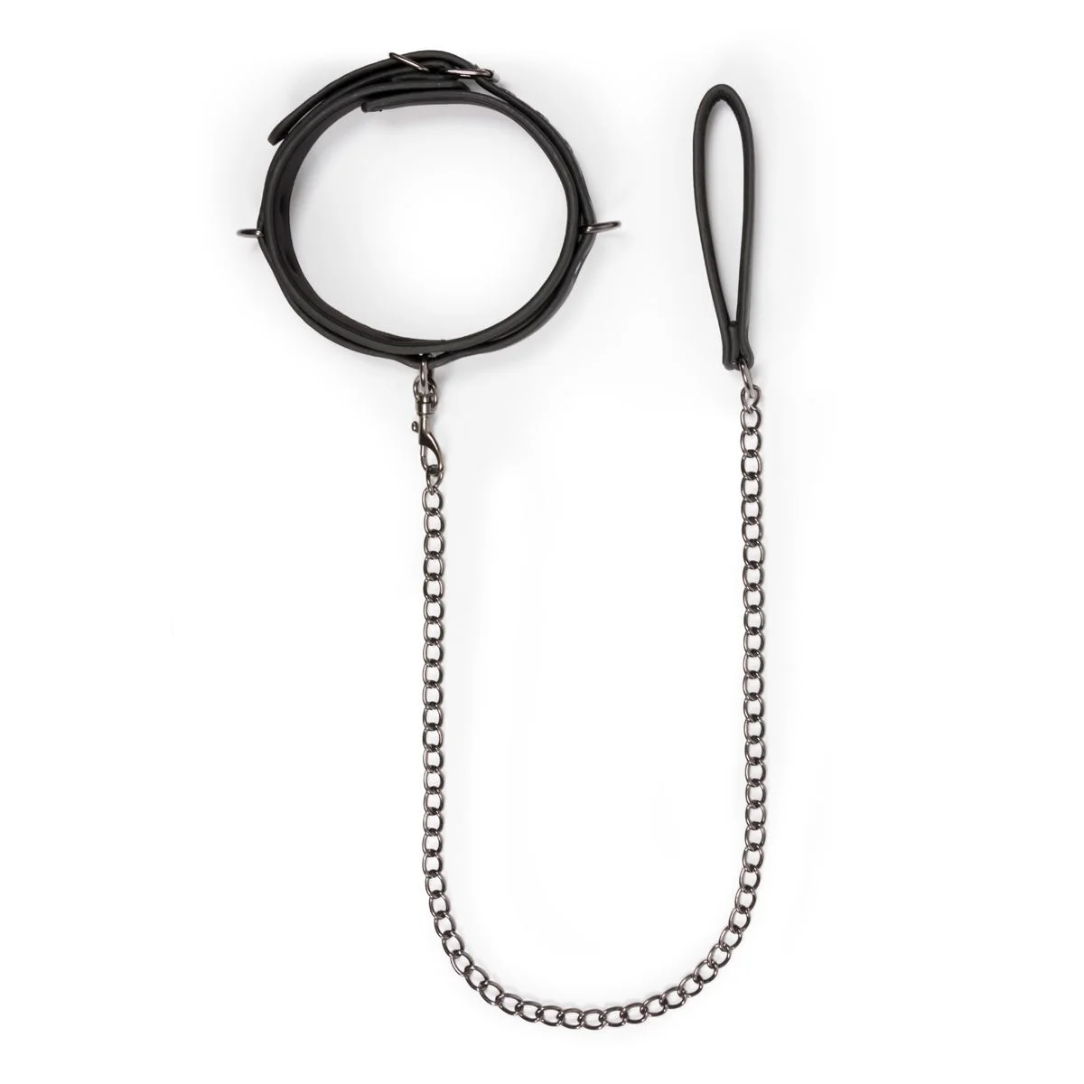 Fetish - halsband met riem