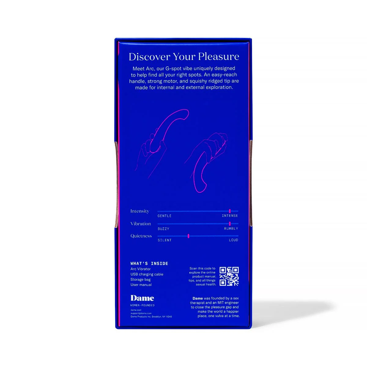 Dame - Arc G-Spot Vibrator - Paars