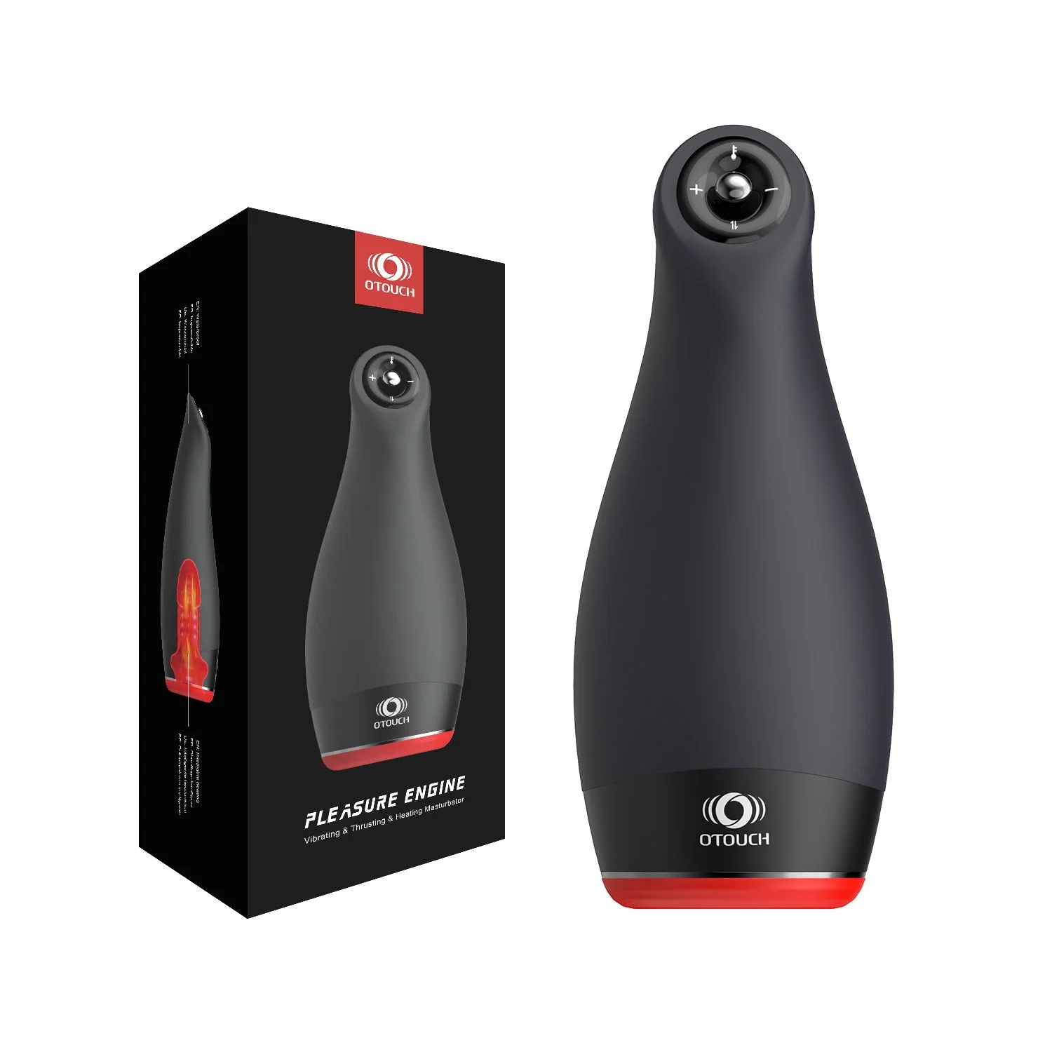 OTOUCH - Pleasure Engine Verwarmende, Stotende en Vibrerende Masturbator