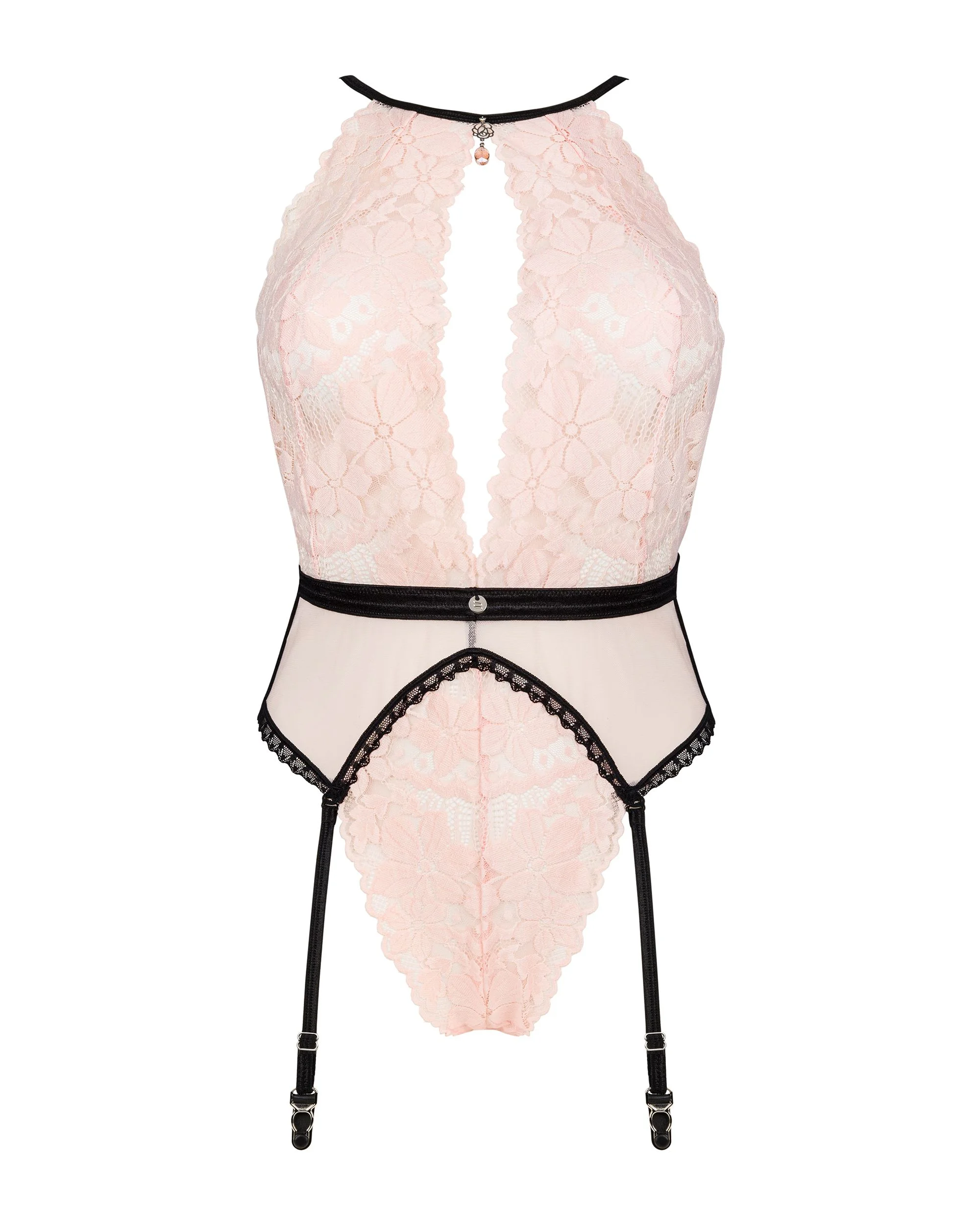 Lilines Jarretel Body - Roze