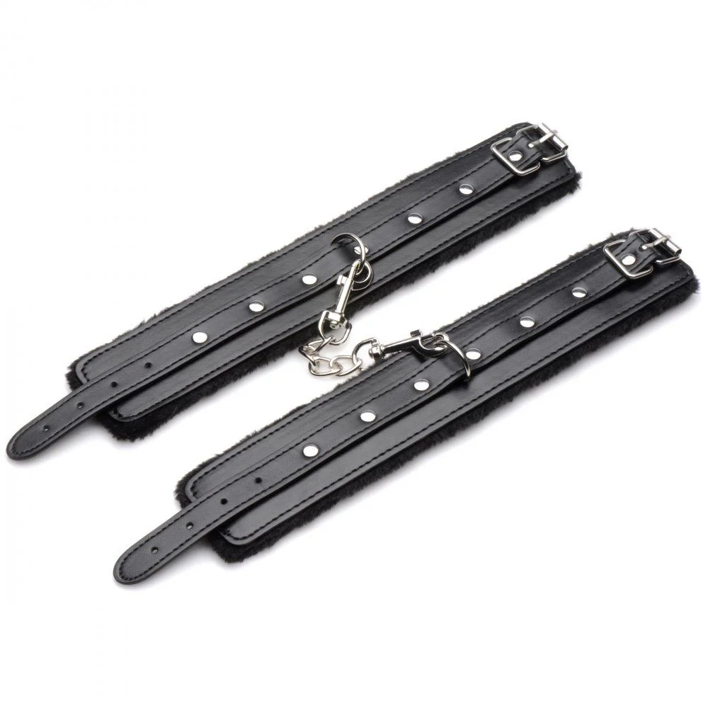 Hook Up 10-delige Pluche Bondage Set - Zwart