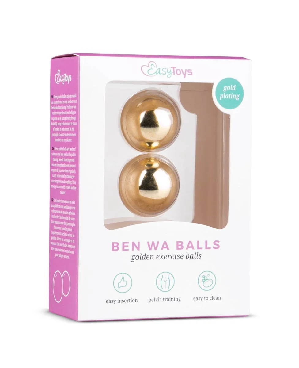 Ben Wa Ballen 2.5 cm - Goudkleurig