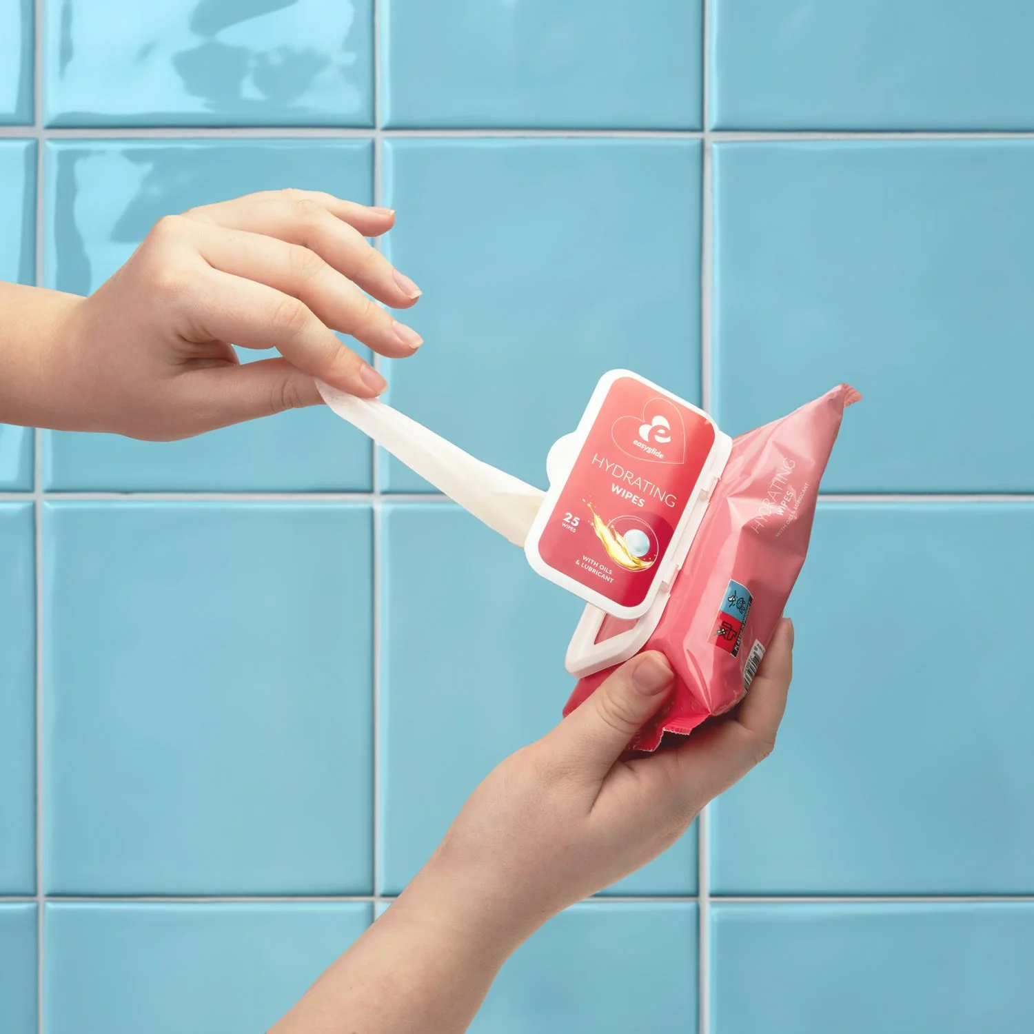 EasyGlide Hydraterende Doekjes met Glijmiddel en Oliën