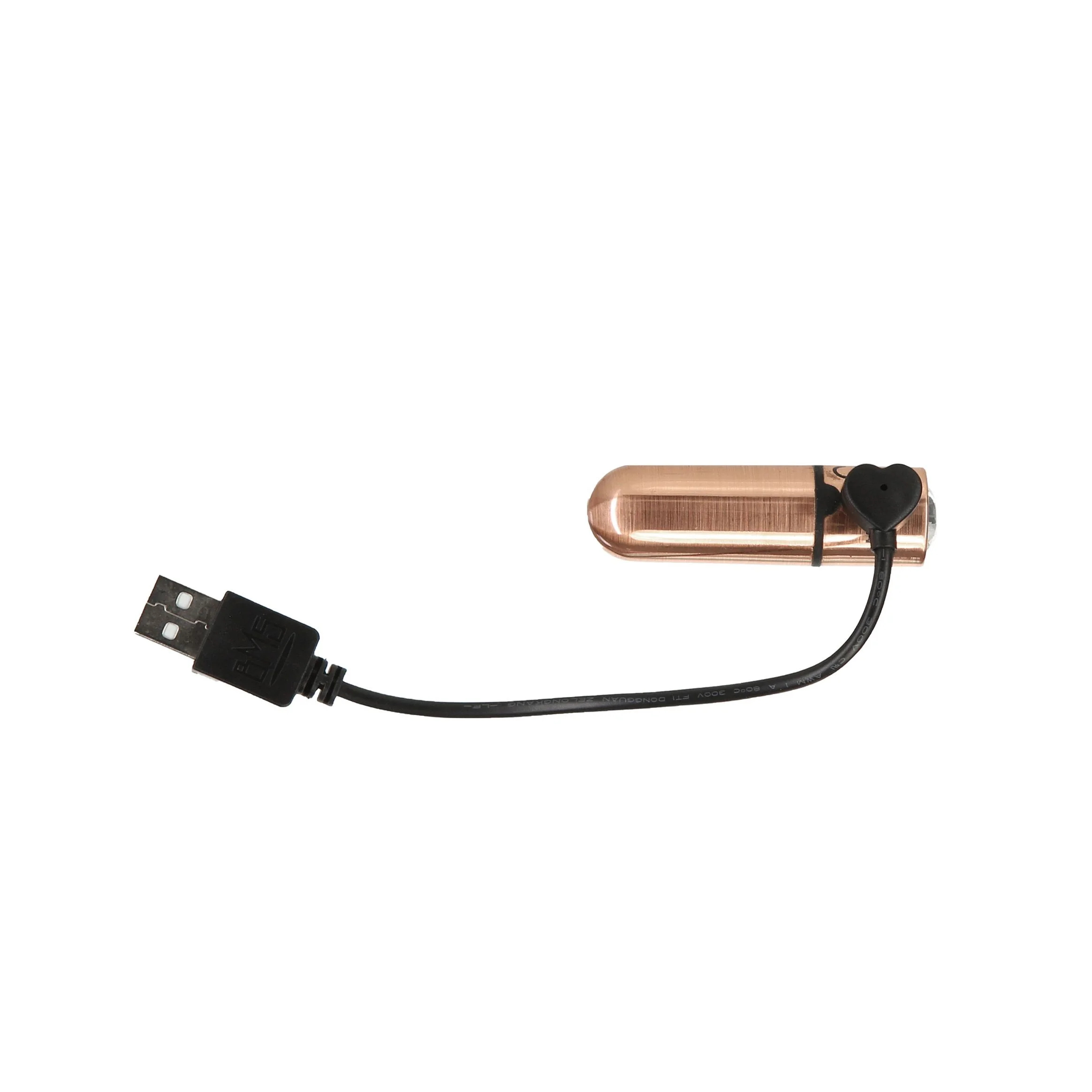 PowerBullet - First Class Mini Bulllet met Kristal 9 Standen Rose Goud