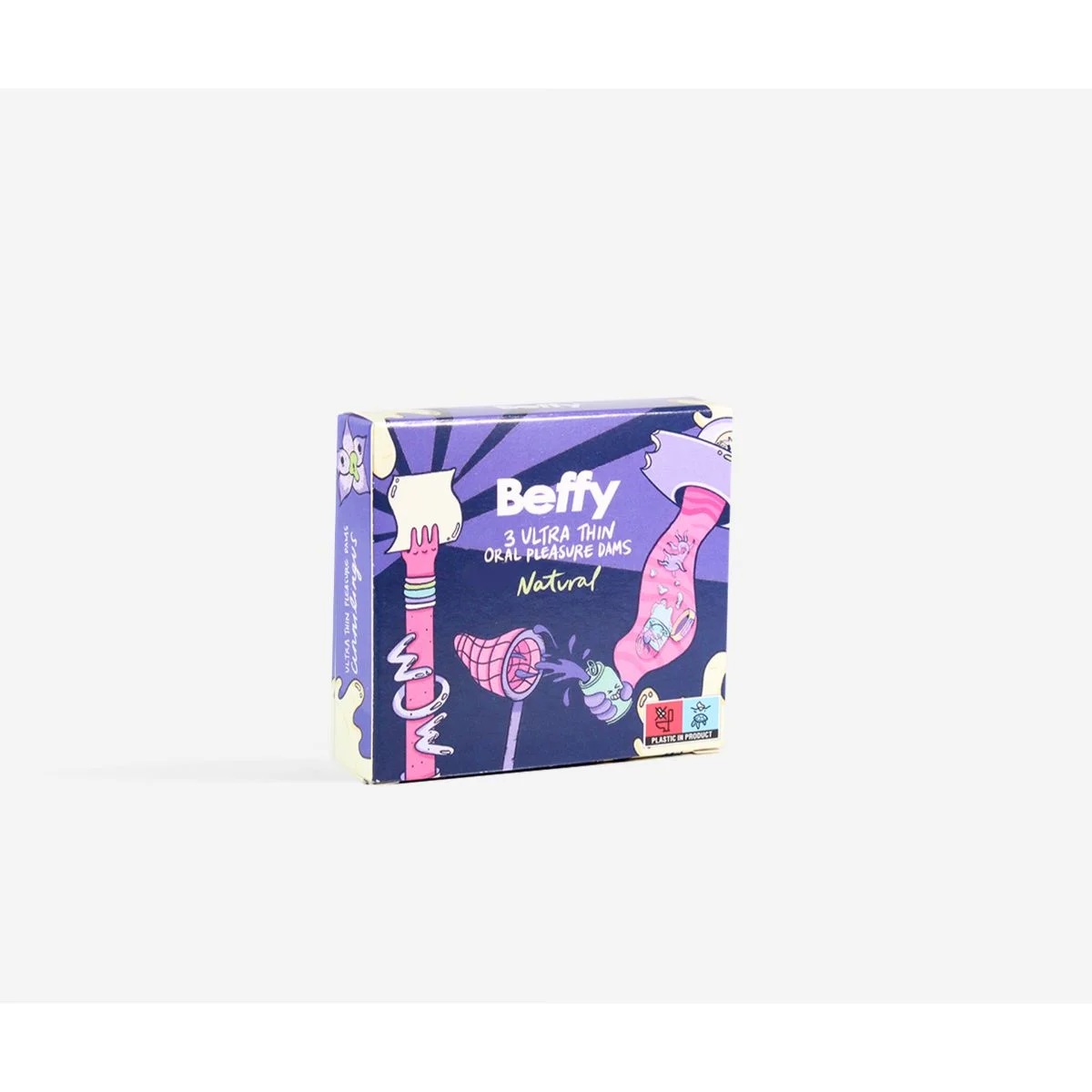 Beffy - Beflapje Natural - 3 stuks