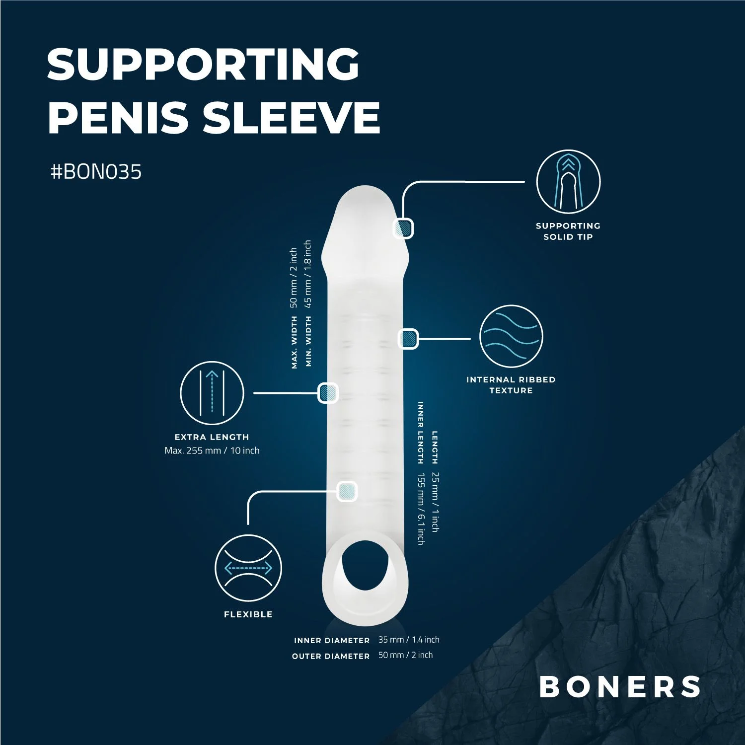 Boners Ondersteunende Penis Sleeve