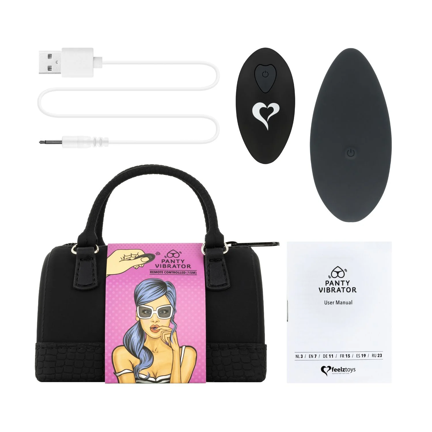 FeelzToys - Lace Panty Vibrator - Met Afstandsbediening