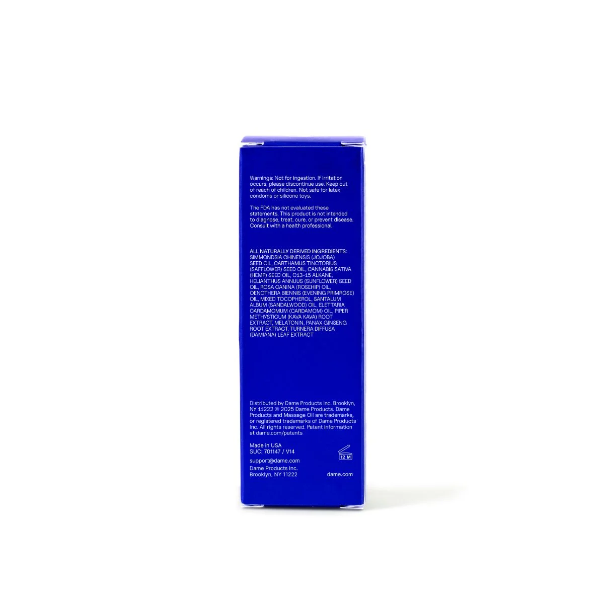 Dame Products - Sex Massage Olie - 60ml