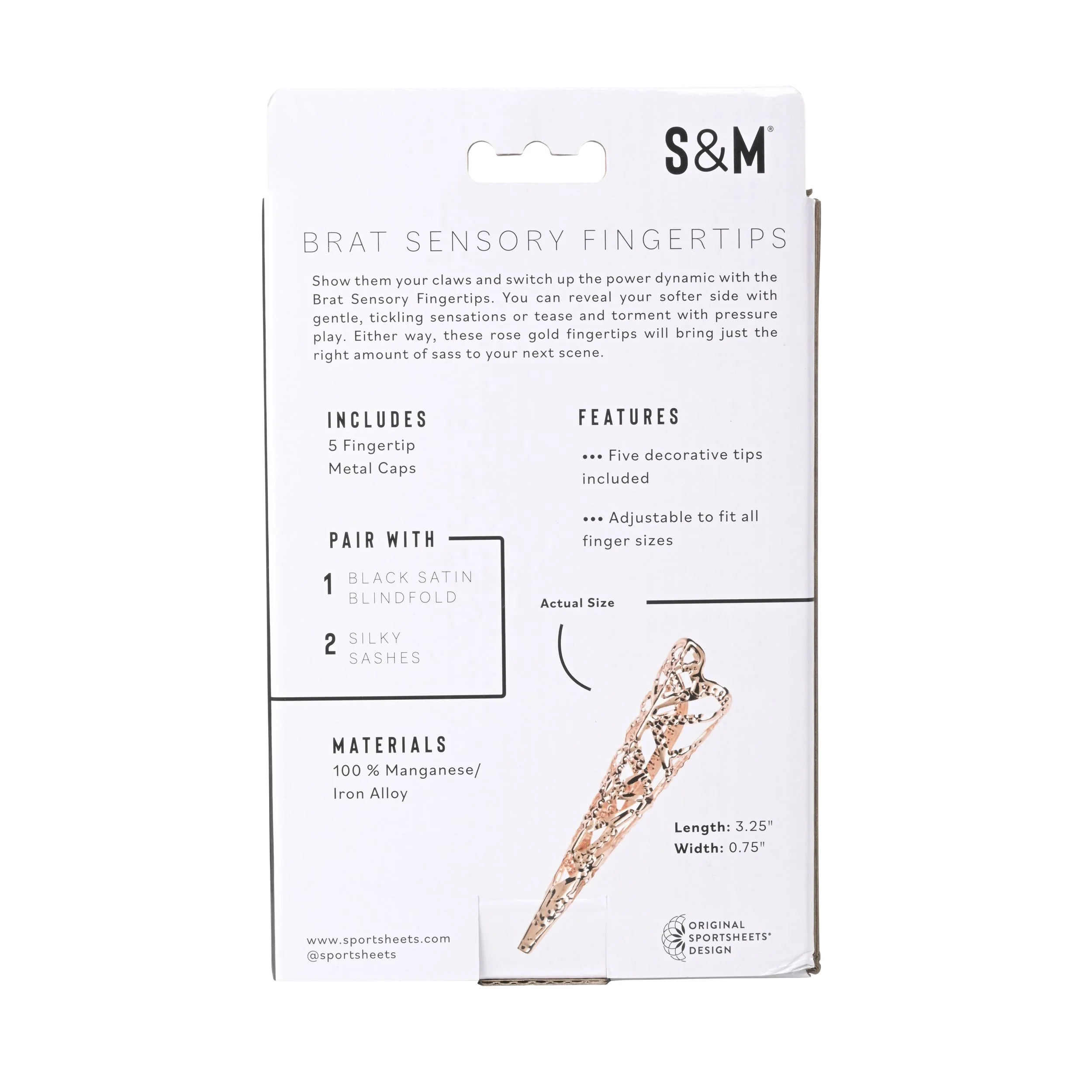 Sportsheets - Sex & Mischief Brat Sensory Fingertips