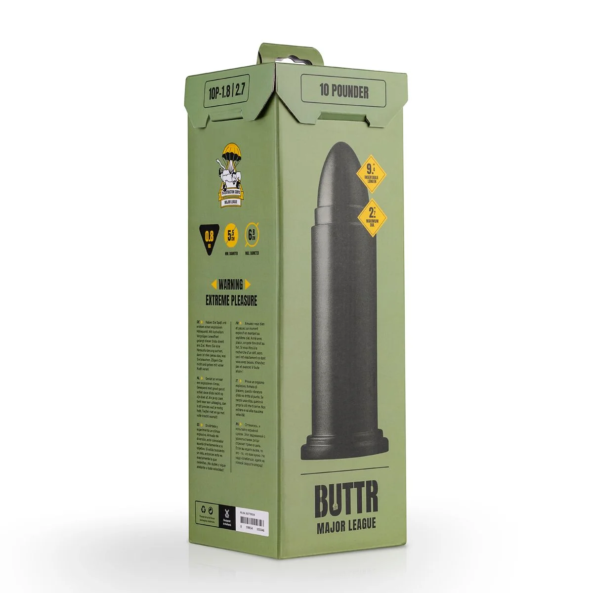 BUTTR - 10 Pounder XXL Dildo