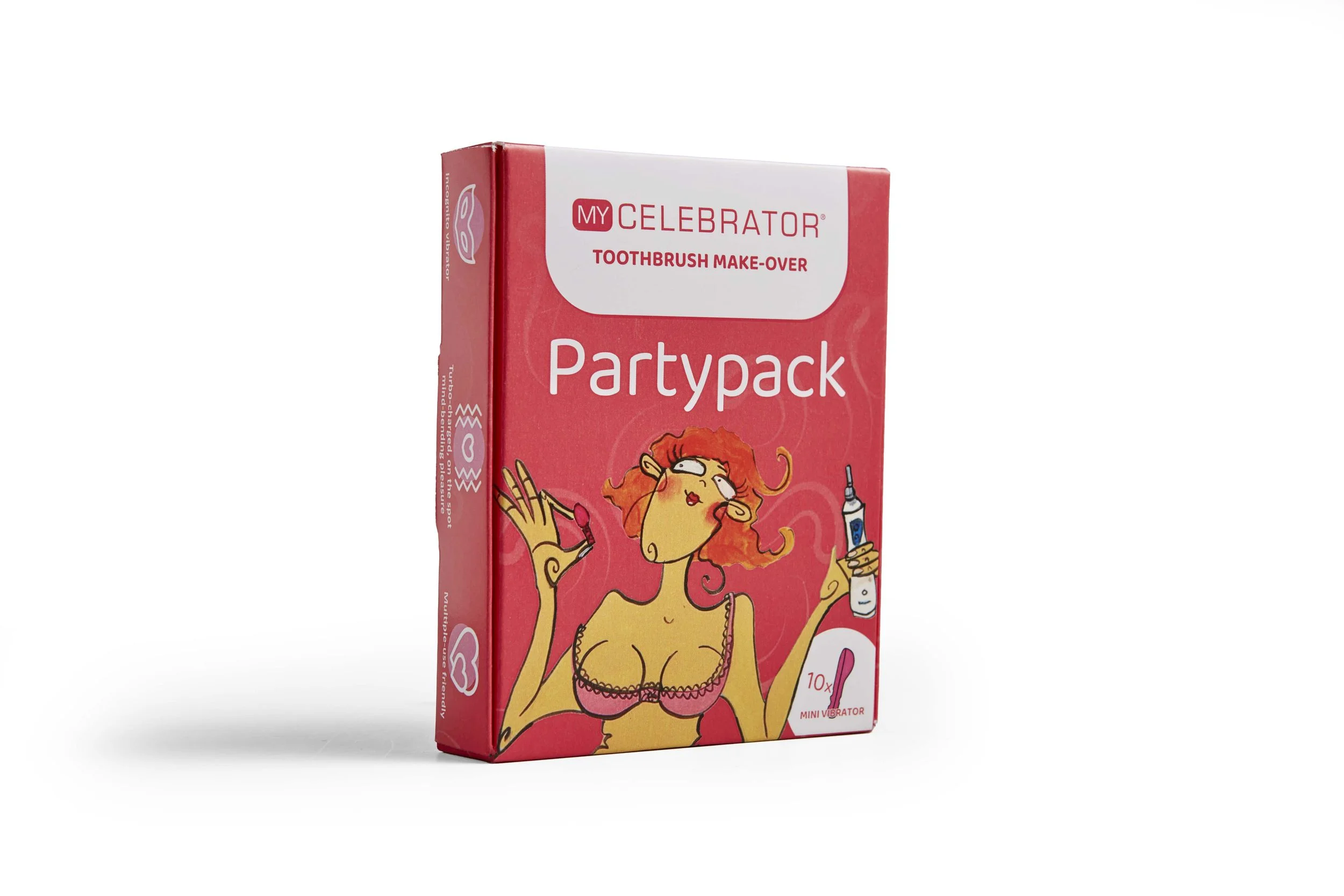 My Celebrator - Tandenborstel Make-Over Tiendelige Partypack - Roze