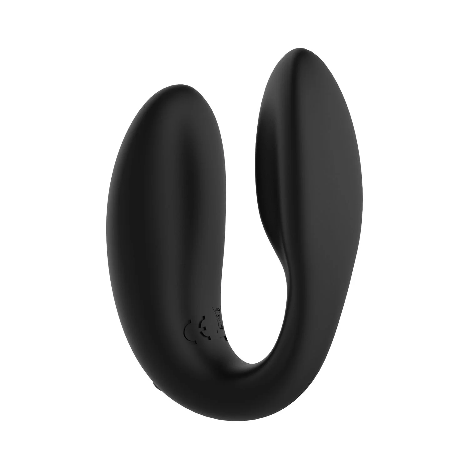 Rosy Gold – C-Shape Vibrator met Luxe Oplaadcase – Zwart