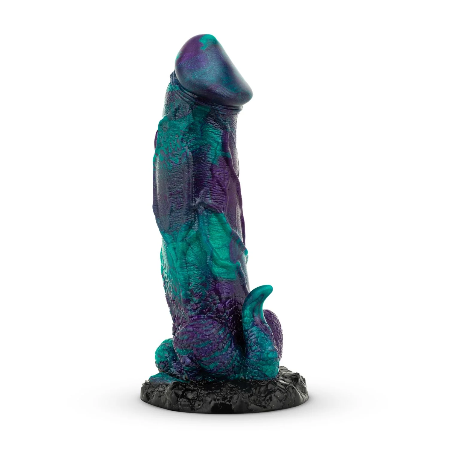 Mythical Mates - Dragonfly Dildo Paars & Groen - 22.6 cm
