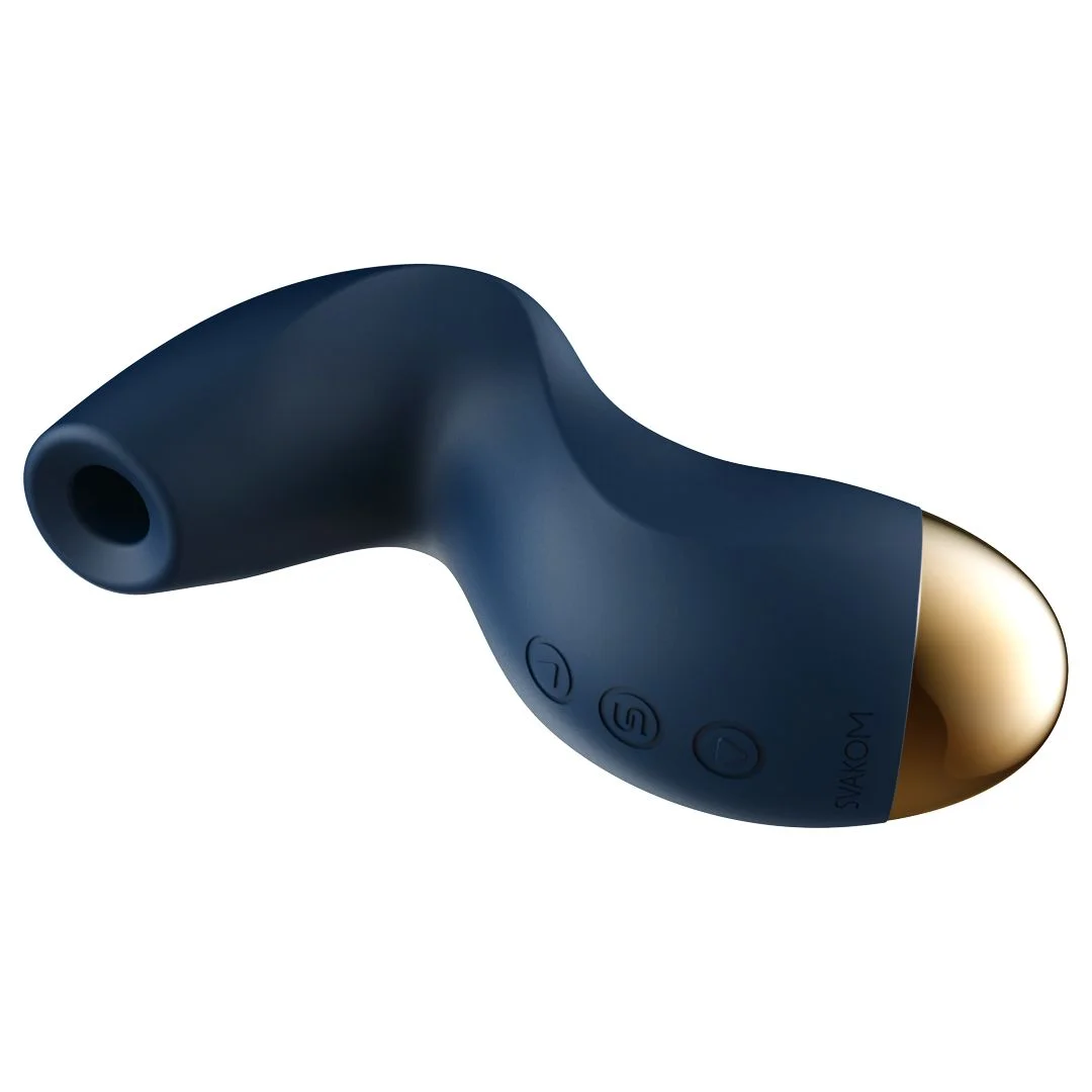 Svakom - Pulse Pure Luchtdruk Vibrator - Dark Blue