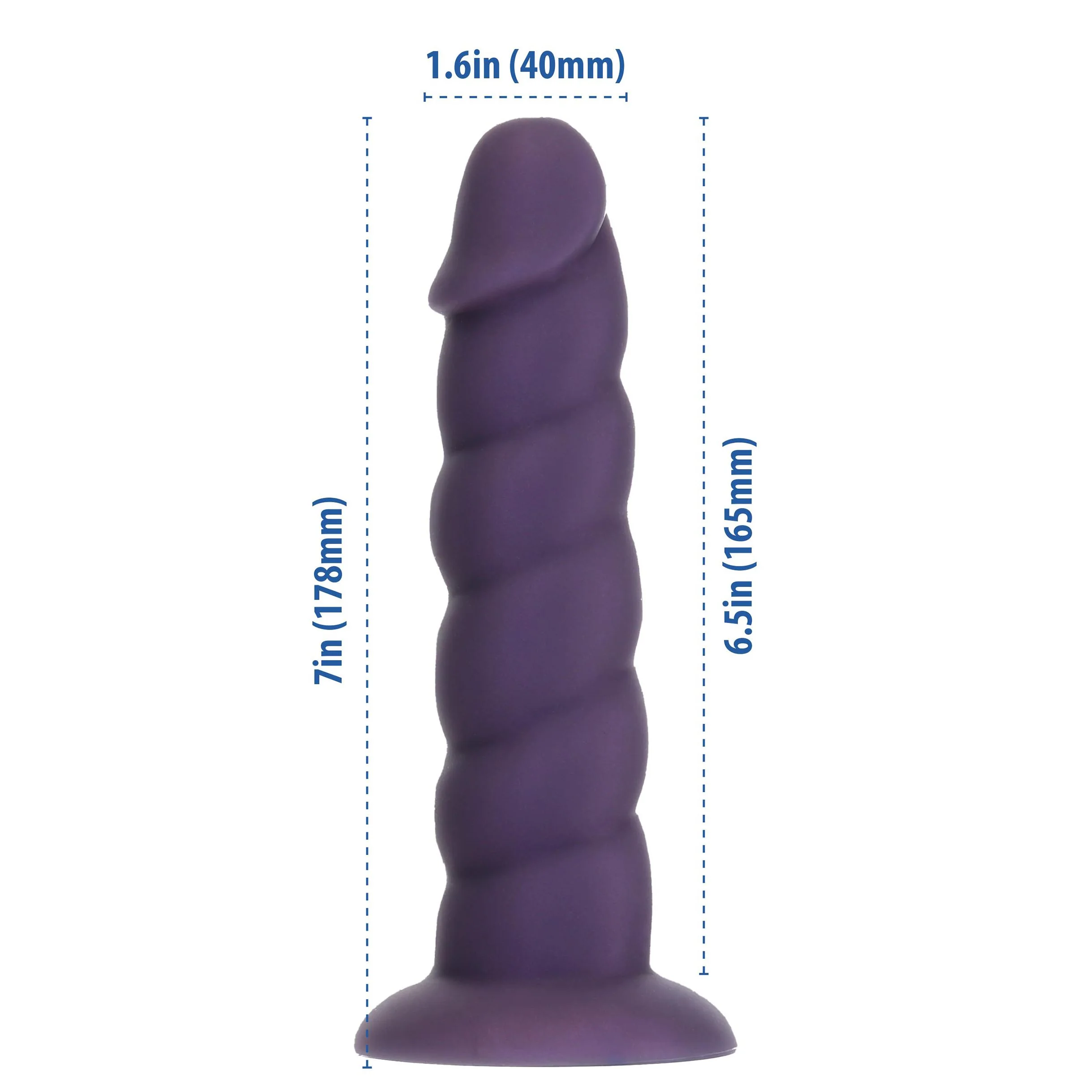 Addiction – Fantasy Unicorn Dildo 18 cm – Paars