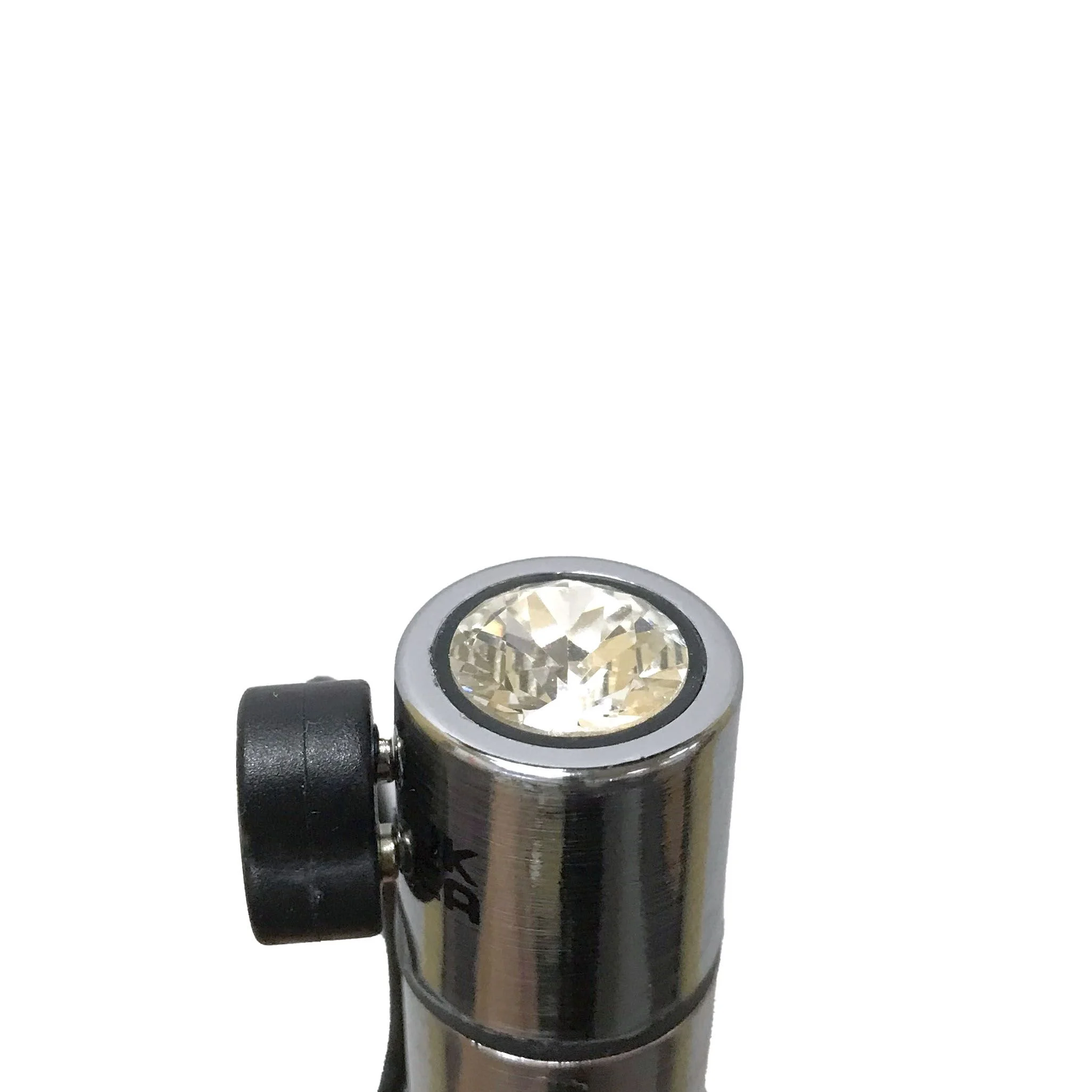 PowerBullet - First Class Mini Bulllet met Kristal 9 Standen Zilver
