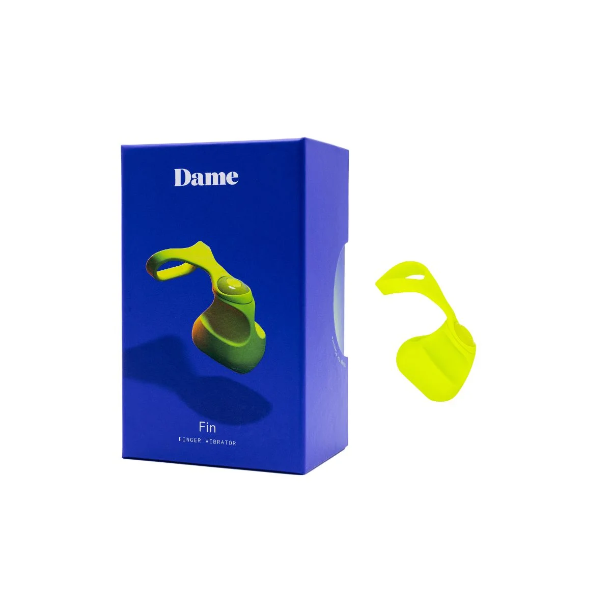 Dame - Fin Finger Vibrator Citrus