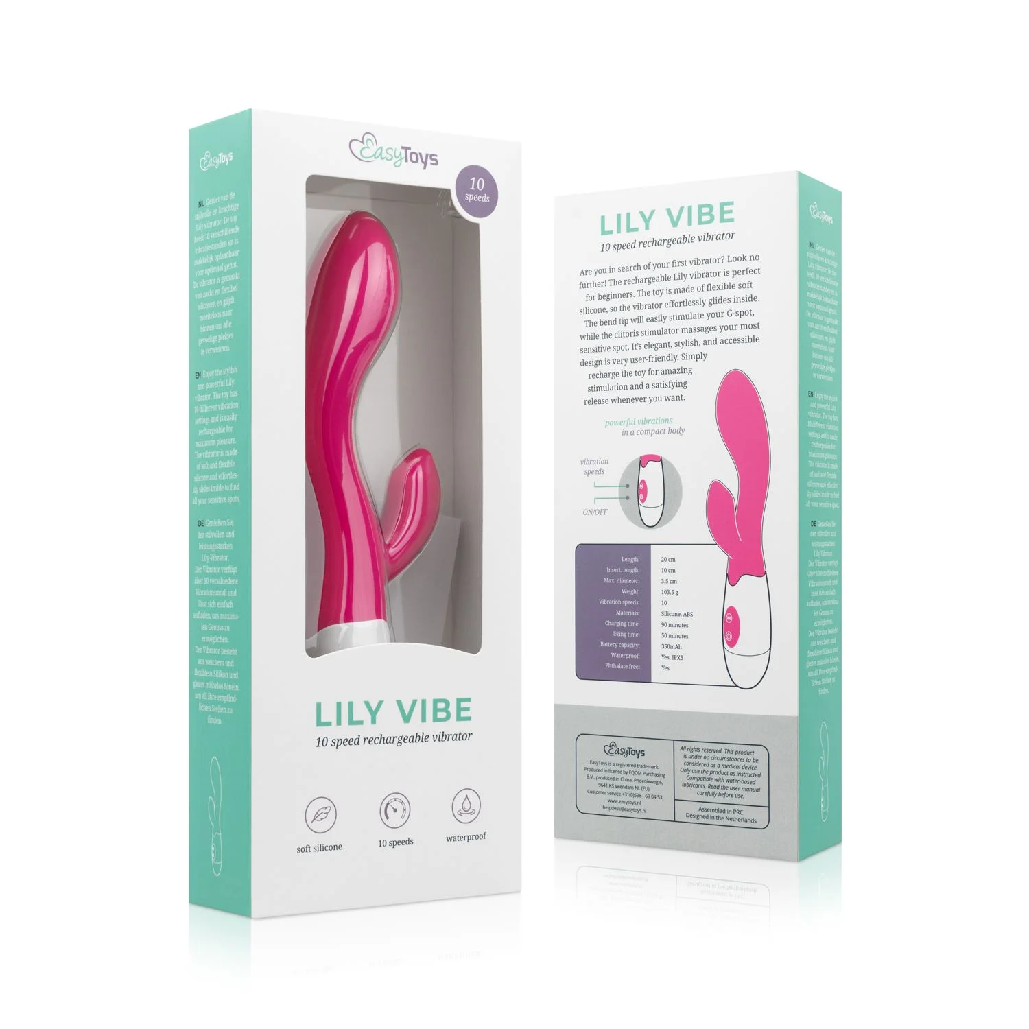 Lily Vibrator 2.0 – Oplaadbaar Roze