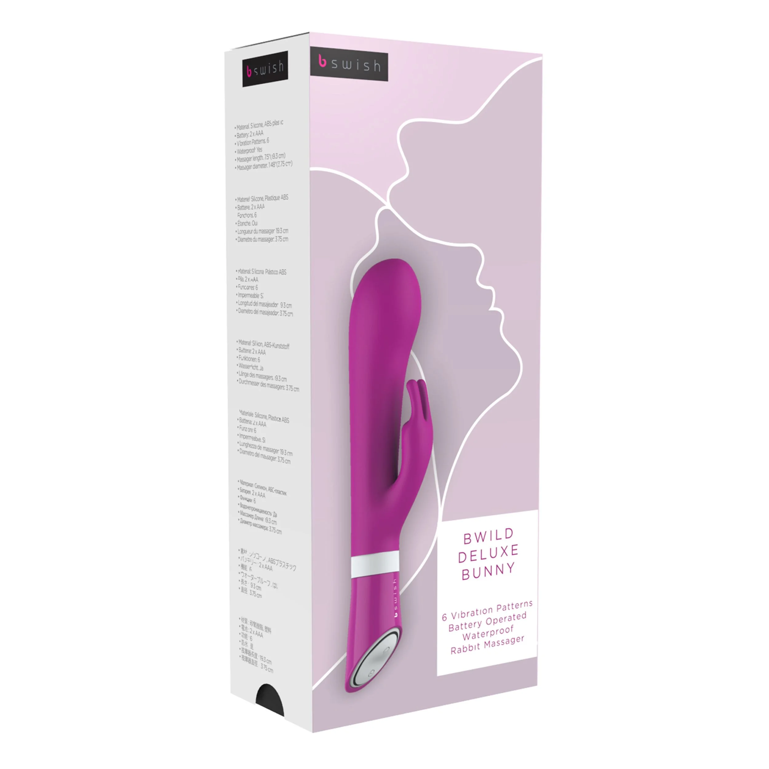 B Swish - bwild Deluxe Bunny Rabbit Vibrator Roze