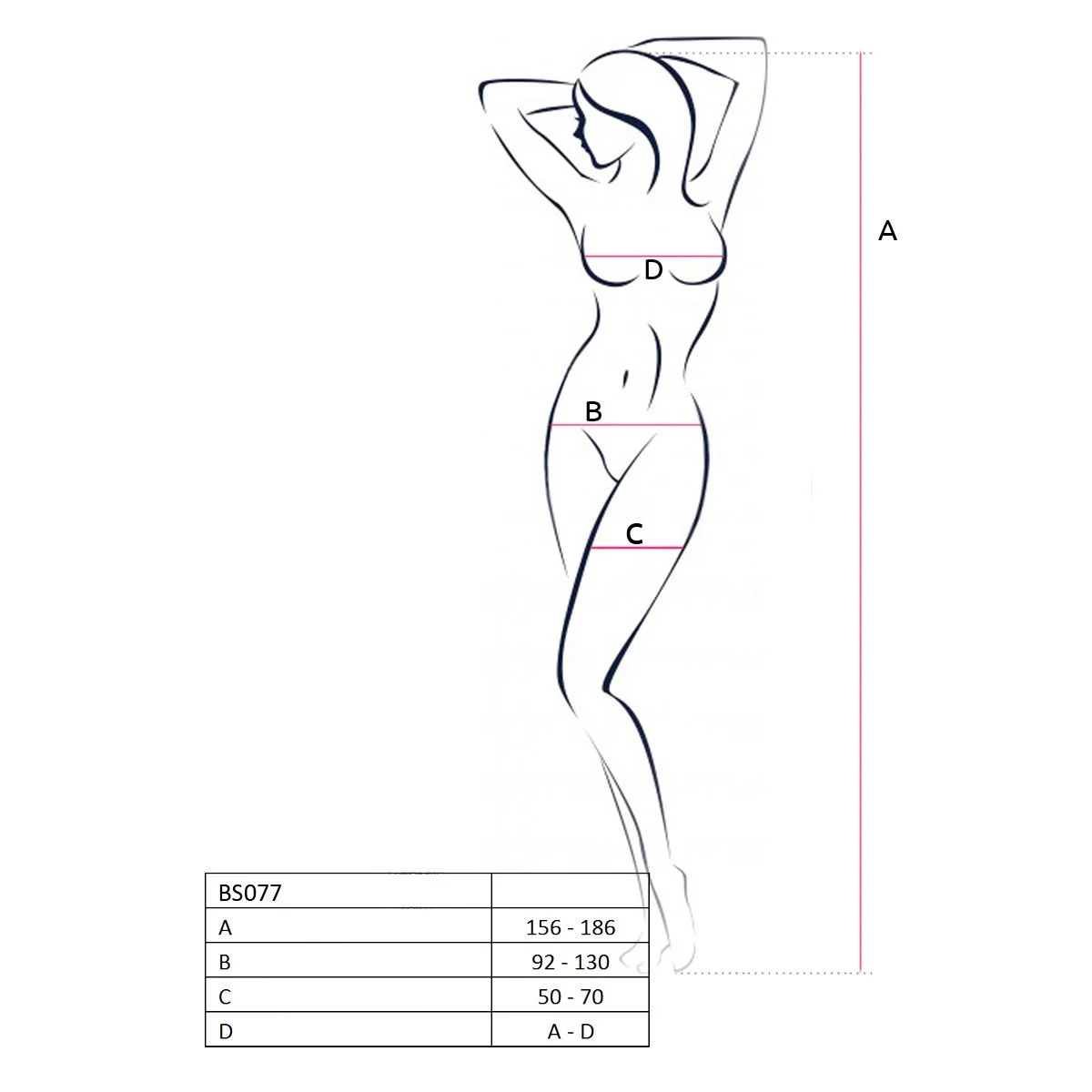 Passion - BS077 Catsuit - Rood