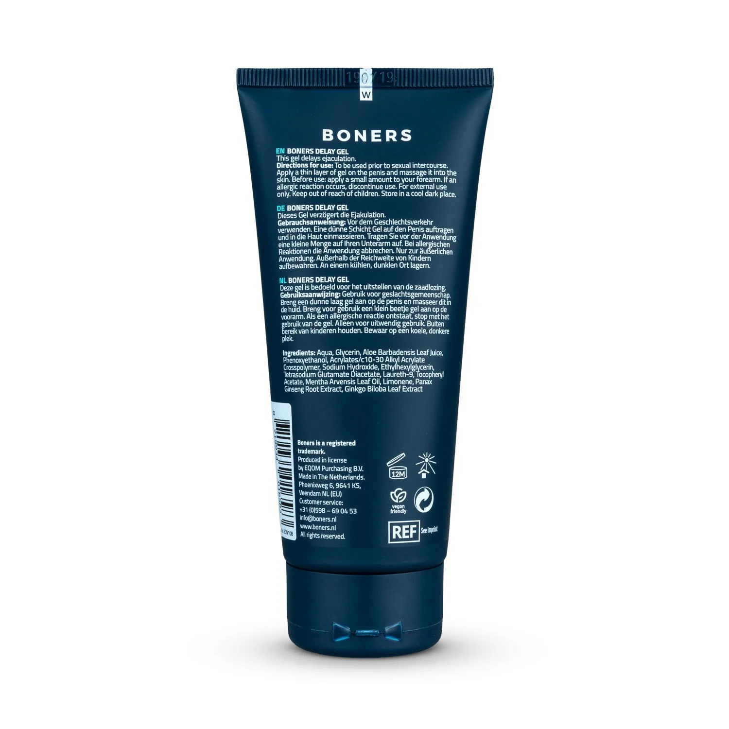 Boners Orgasmevertragende Gel - 100 ml