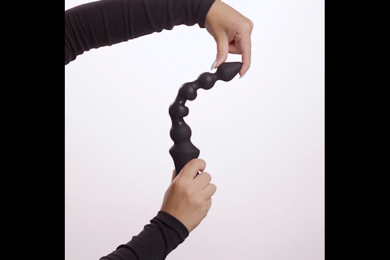 Nexus - Bendz Vibrerende Anaal Ketting - Zwart