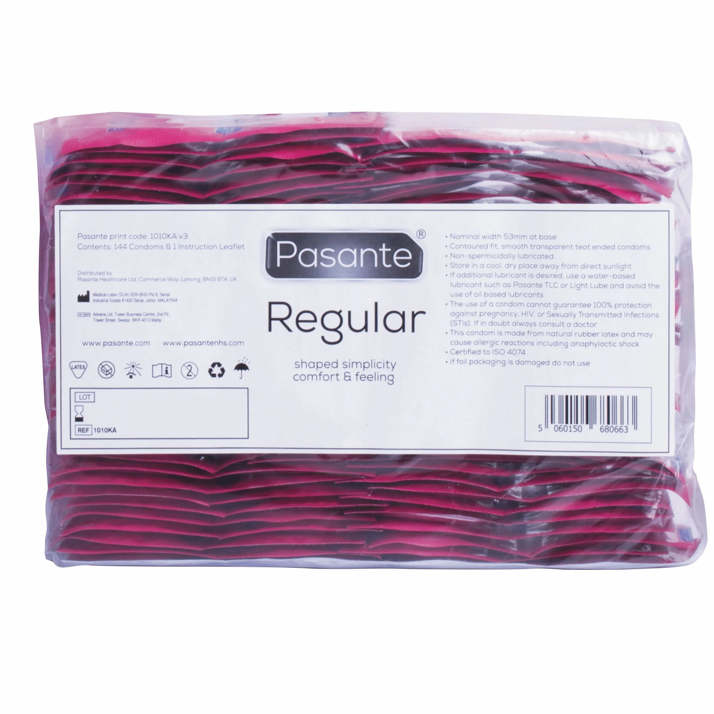 Pasante Regular condooms - 144 stuks