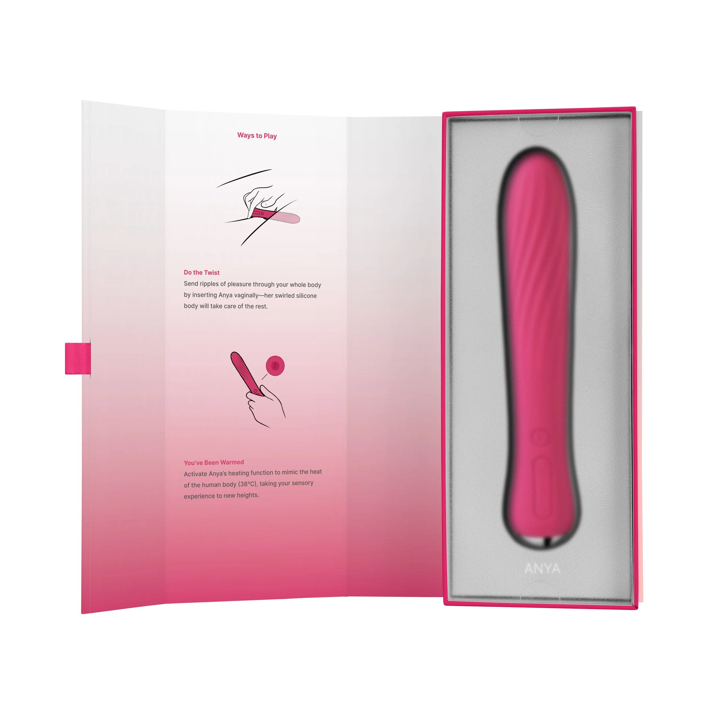 Svakom - Anya Verwarmende Vibrator - Roze