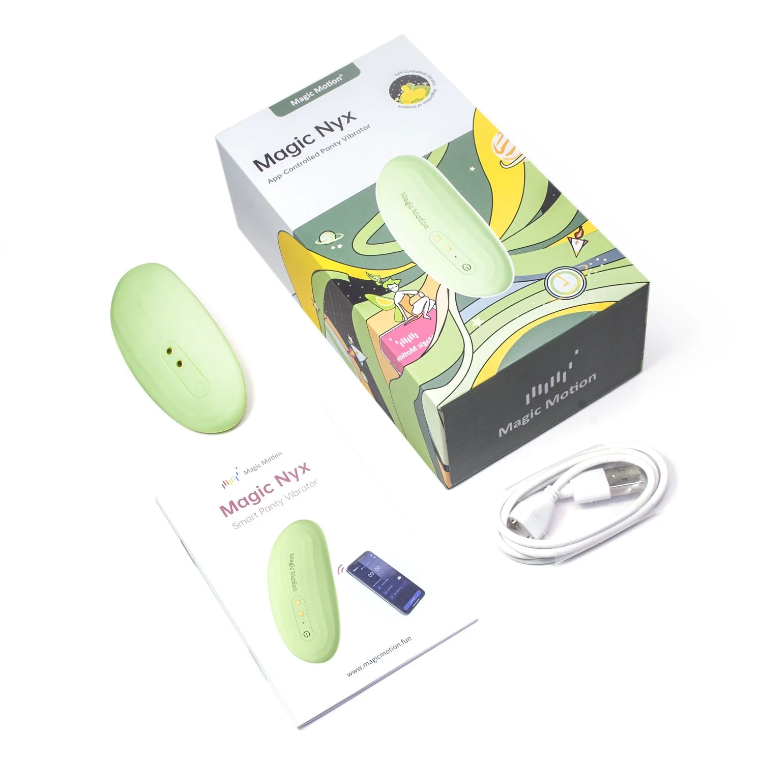 Magic Motion - Nyx Smart Panty Vibrator - Groen