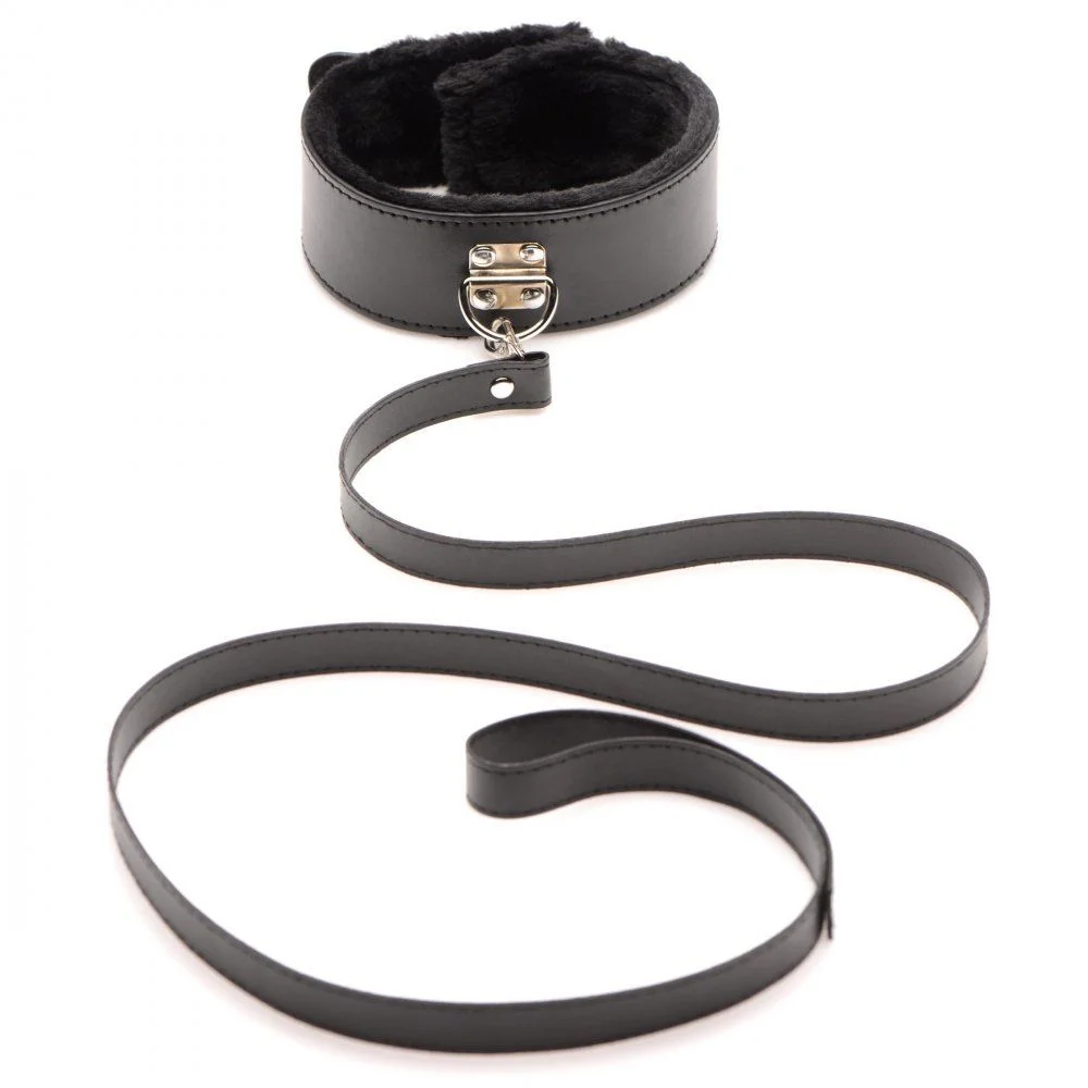 Hook Up 10-delige Pluche Bondage Set - Zwart