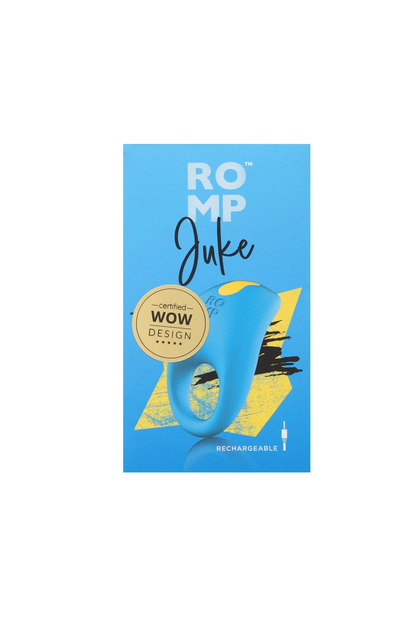 ROMP – Juke Vibrerende Cockring – Blauw