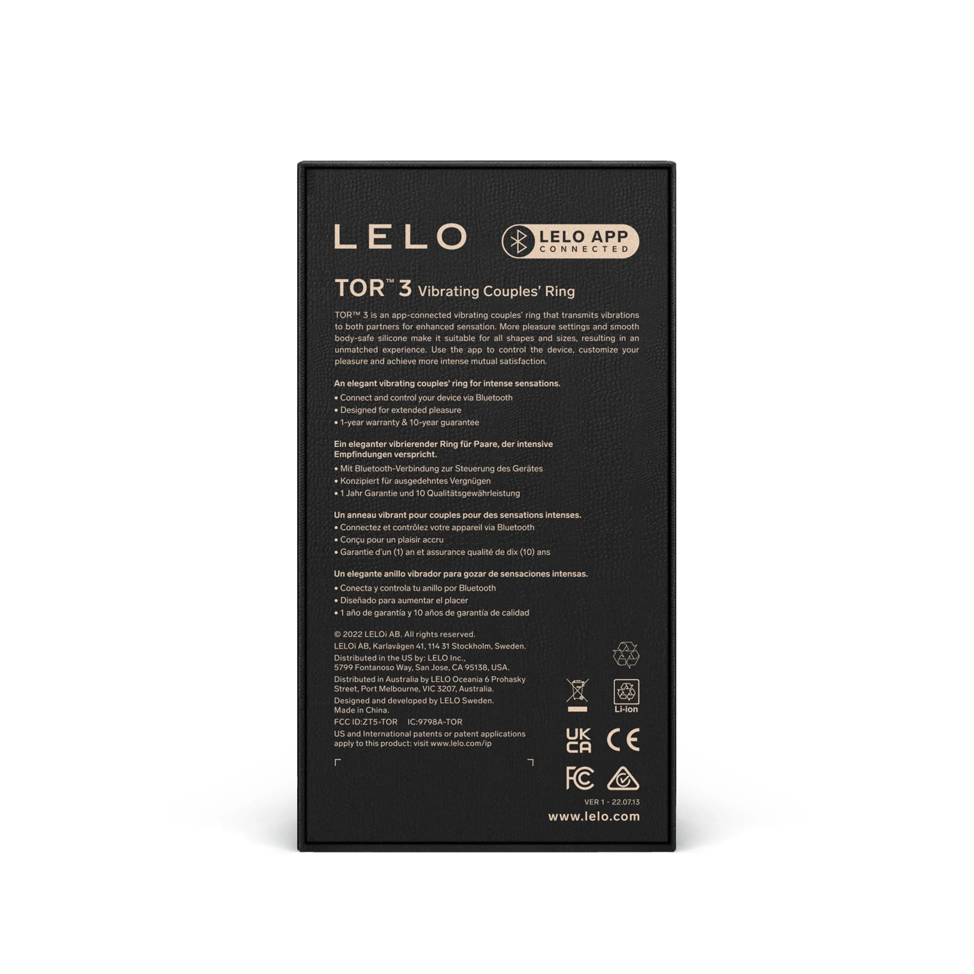 LELO - TOR 3 - Basis Blauw