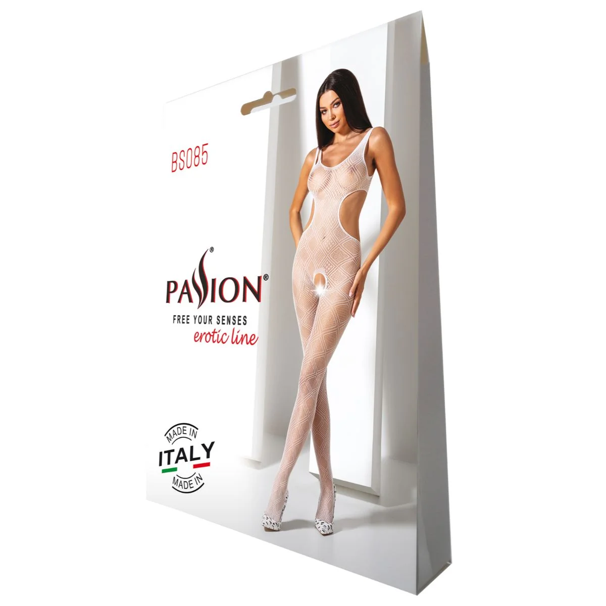 Passion - BS085 Catsuit - Wit